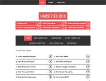 Tablet Screenshot of hairstylesforhaircuts.com